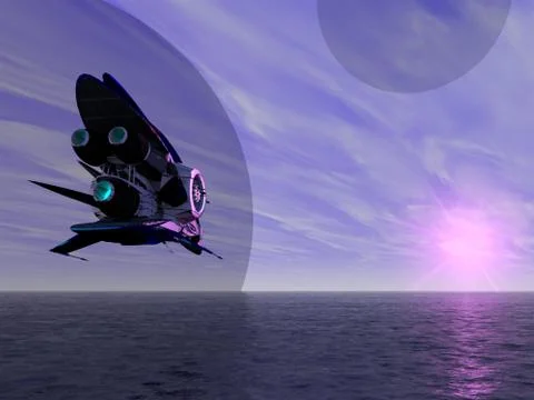 Exoplanet Exploration Stock Illustration