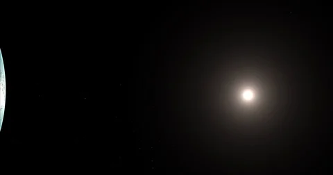 Exoplanet Ocean Gliese1214 b (CAM 03) Stock Footage
