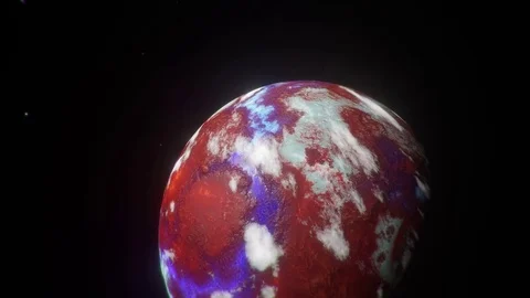 Exoplanet rock Stock Footage 83235269