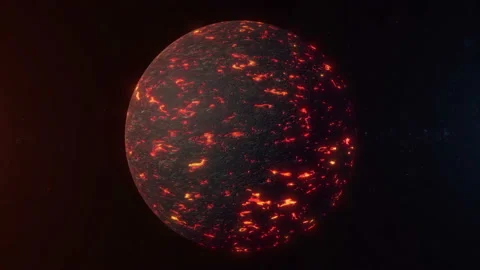 Exoplanet rotate in deep space. Stock Footage 104202341