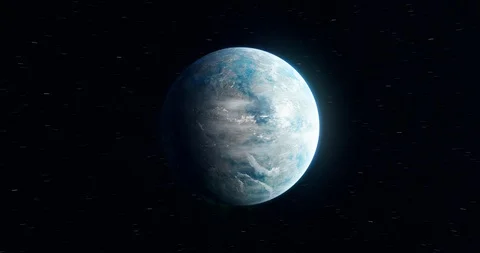 Exoplanet Spins 4K Stock Footage 105656965