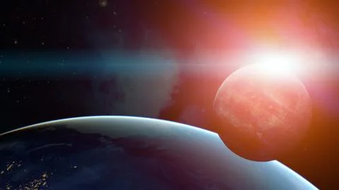 Exoplanets or Extrasolar planets. Elements of this image furnished by NASA Stock Photos