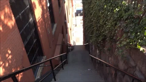 Exorcist stairs Video stock 8550799