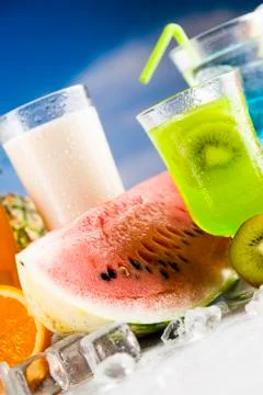 Exotic alcohol drinks Free Stock Photos