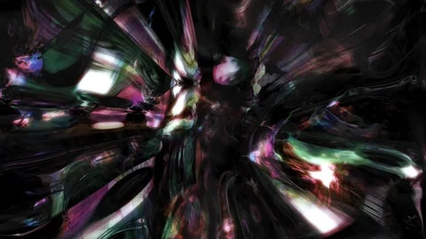 Exotic and alien material motions Stock Footage 89789528