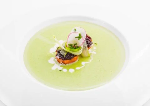 Exotic appetizer with caviar 写真素材