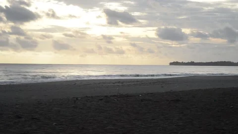 An exotic  beach in Indonesia Stock Footage 168366126