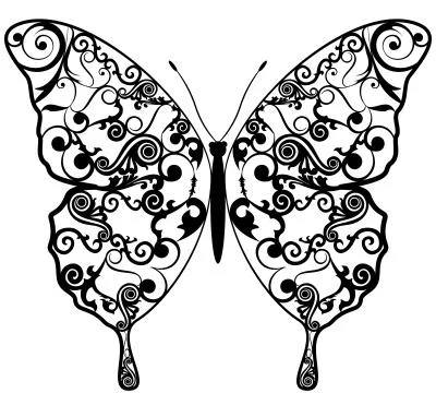 Exotic butterfly. Illustrazione stock