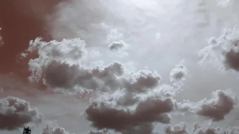 Exotic Cloudy Sky Stock Footage 246803672