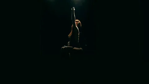 Exotic dance, girl Stock Footage 104959639