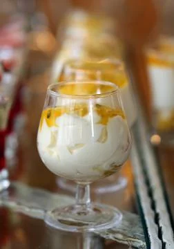 Exotic dessert Stock Photos