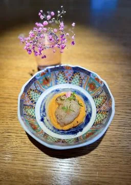 Exotic Dish Presentation Stock Photos