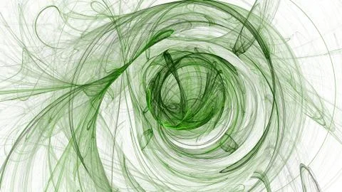 Exotic flower. Space spiral of time. Stock Illustration