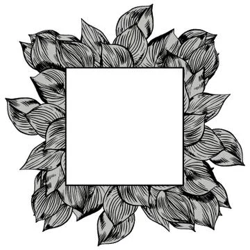 Exotic flowers set. Botanical vector vintage illustration Illustrazione stock