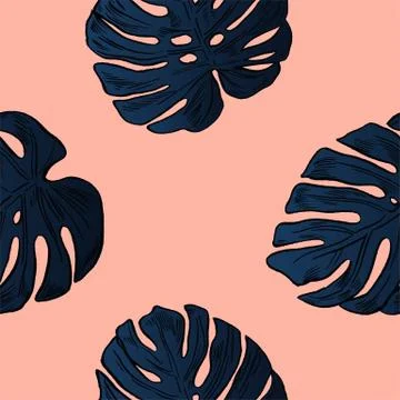 Exotic flowers set. Botanical vector vintage illustration Stock Illustration
