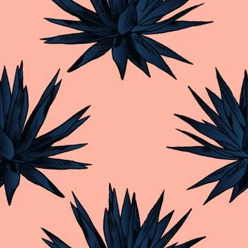 Exotic flowers set. Botanical vector vintage illustration Stock Illustration