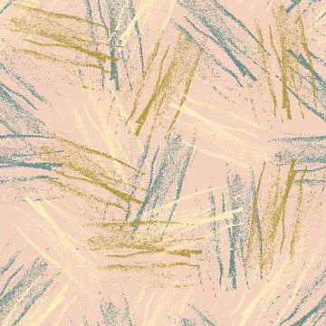 A exotic foliage inspired scribble texture pattern Illustrazione stock