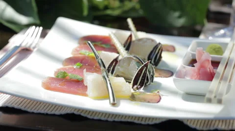 Exotic food Stock Footage 1018536