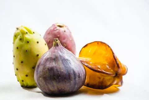 Exotic Fruit Closeup Stock Photos