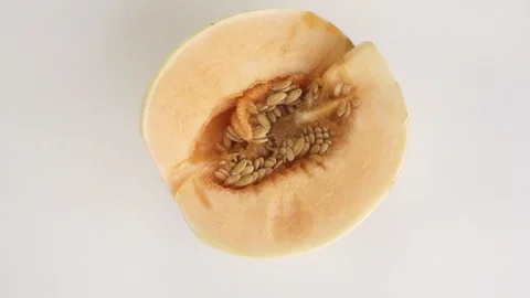 Exotic fruit melon close-up. Видео 121200852