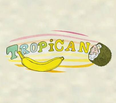 Exotic fruits Stock Illustration