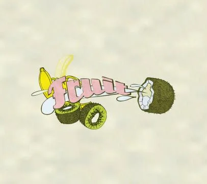 Exotic fruits Stock Illustration