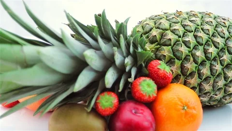 Exotic fruits presentation Stock Footage 81773695