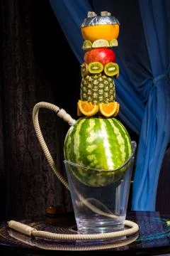Exotic hookah Stock Photos