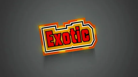 Exotic Label 스톡 동영상 1140527