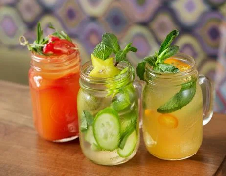 Exotic lemonade Stock Photos