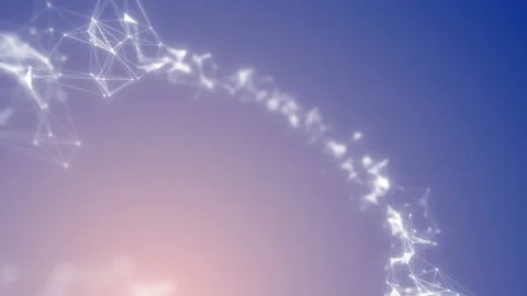 An exotic pattern of threads lights and motion blur, a kind of geometric/organic Stock Footage 112227081
