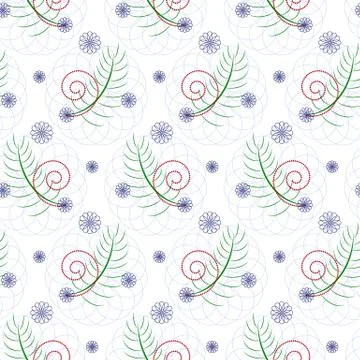 Exotic seamless for your design Stock Illustration