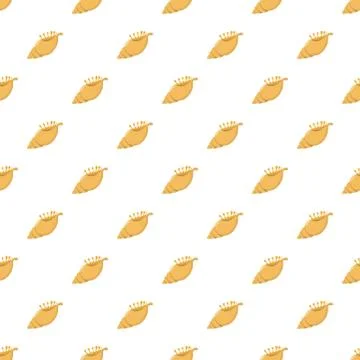 Exotic shell pattern seamless vector 스톡 일러스트