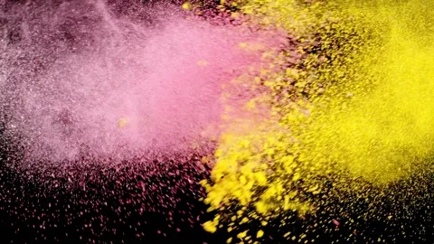 Exotic spices collide Stock Footage 130901262