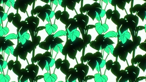 Exotic Tropical Art – Vertical Motion Animation Stockbeeldmateriaal 306402008