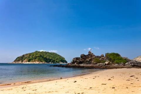 Exotic tropical beach. Stock Photos