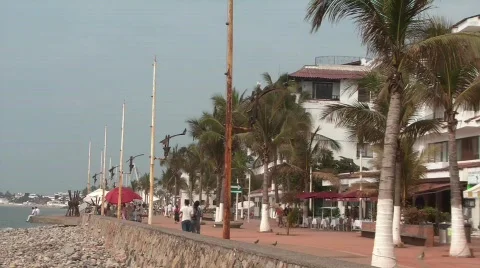 Exotic vacation town Stock Footage 683099