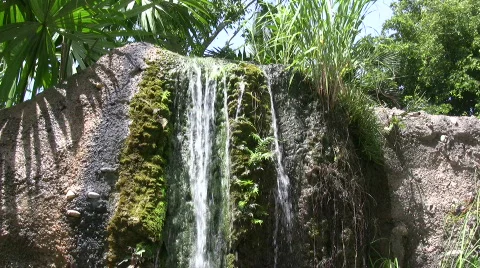 Exotic waterfall Video stock 539366