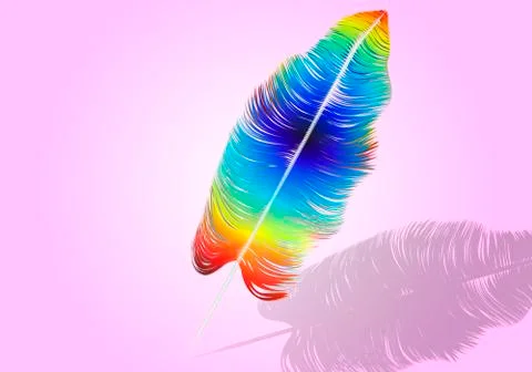 Exotic writing pen Stock Illustration