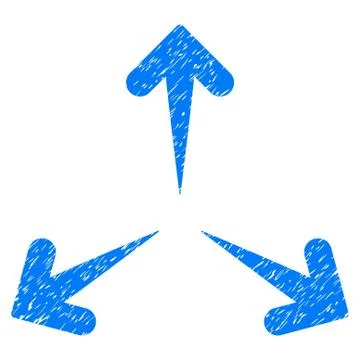 Expand Arrows Grainy Texture Icon イラスト素材