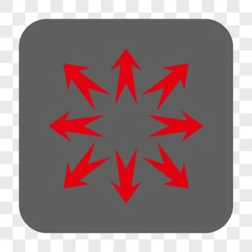 Expand Arrows Interface Toolbar Button Illustrazione stock