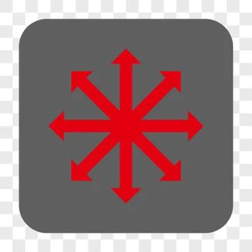 Expand Arrows Interface Toolbar Button Stock Illustration