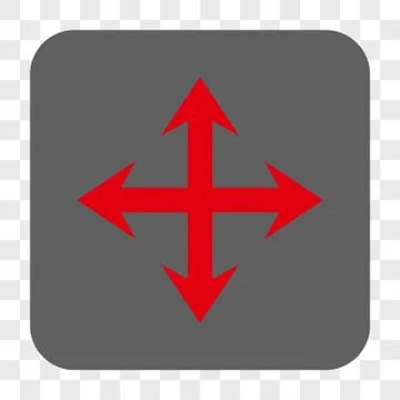 Expand Arrows Interface Toolbar Button イラスト素材