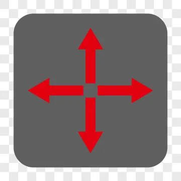 Expand Arrows Interface Toolbar Button Stockillustratie
