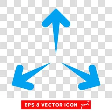 Expand Arrows Round Vector Eps Icon Stock Illustration