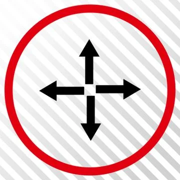 Expand Arrows Vector Icon Stock Illustration