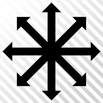 Expand Arrows Vector Icon 스톡 일러스트