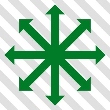 Expand Arrows Vector Icon Illustrazione stock