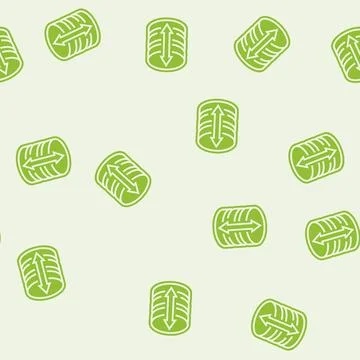 Expandable storage glyph seamless pattern Illustrazione stock