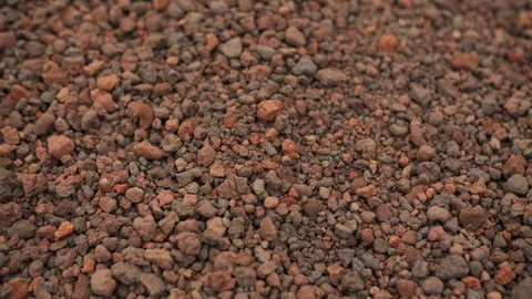 Expanded Clay Aggregate for Construction Close-Up Stock Footage 303783826